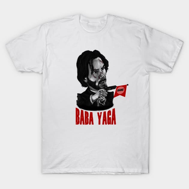 Baby Baba Yaga T-Shirt by pawixzkid